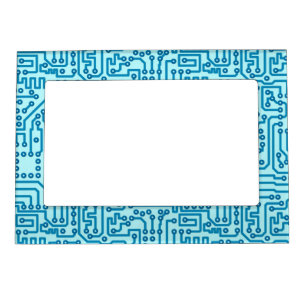 Electronic Digital Circuit Board Magnetic Picture Frame