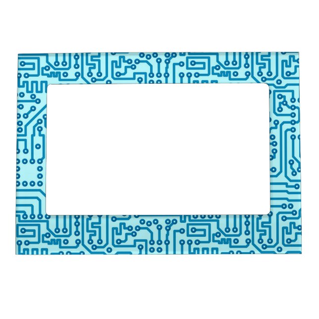 Electronic Digital Circuit Board Magnetic Picture Frame (Front)