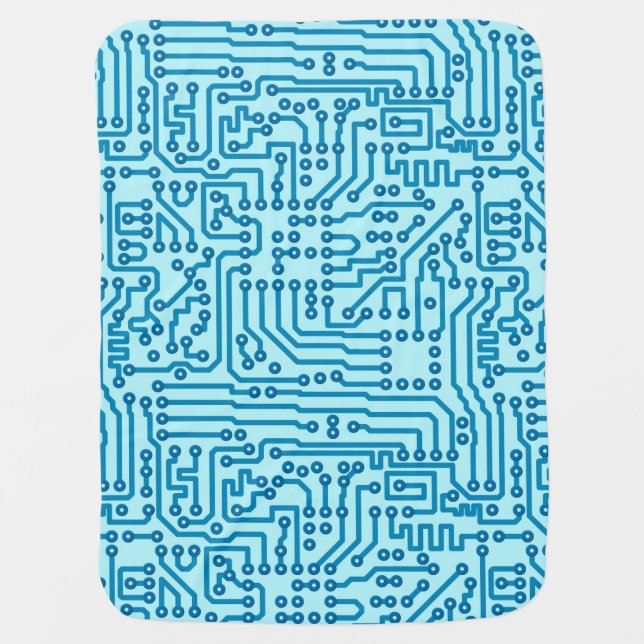 Electronic Digital Circuit Board Receiving Blanket (Front)
