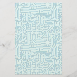 Electronic Digital Circuit Board Stationery