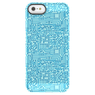 Electronic Digital Circuit Board Permafrost iPhone SE/5/5s Case
