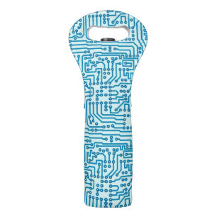 Electronic Digital Circuit Board Wine Bag
