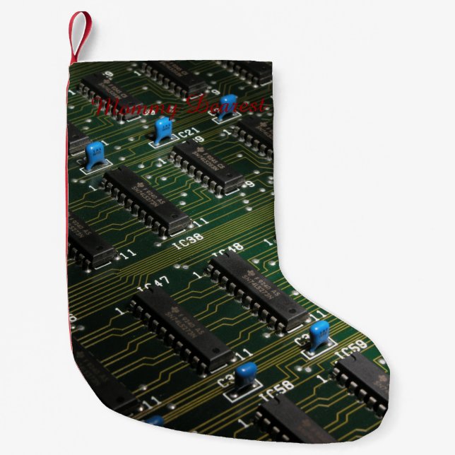 Electronic Geekery Small Christmas Stocking (Front)