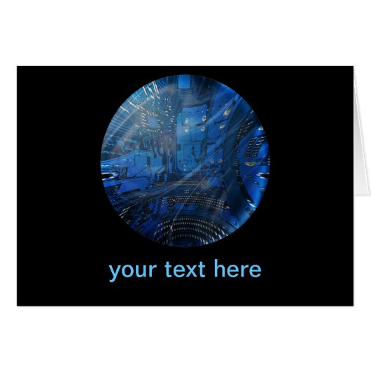 electronic globe cards (Front Horizontal)