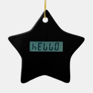 Electronic Hello Message Ornament