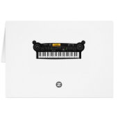 Electronic Keyboard Cards (Back Horizontal)