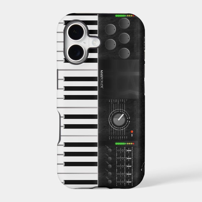 Electronic Keyboard Iphone Case (Back)