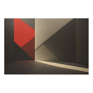 Electronic Modern Abstract Piece Wood Wall Art