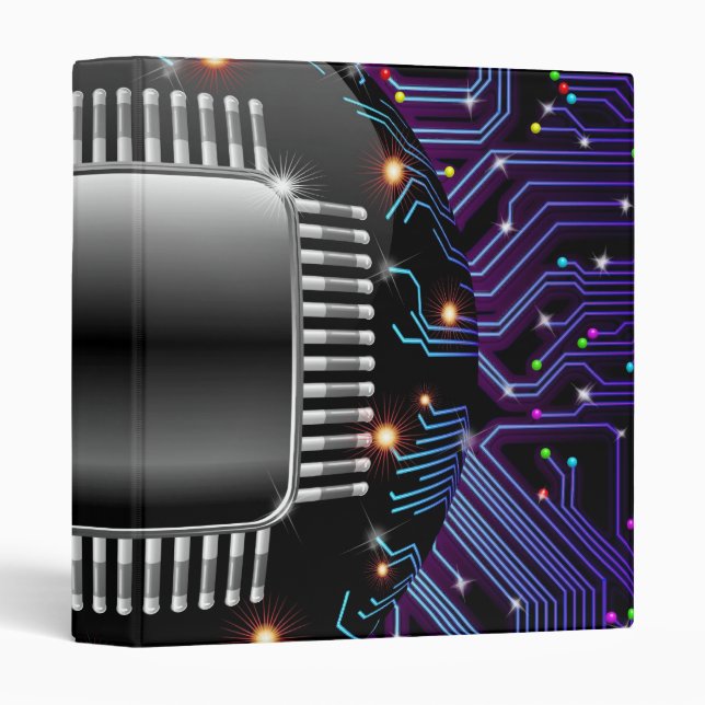 Electronic Motherboard Circuit Binder (Front/Spine)