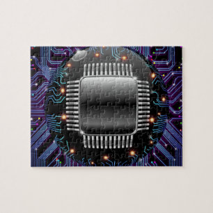Electronic Motherboard Circuit Puzzle