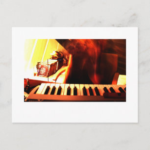 Electronic music postcard