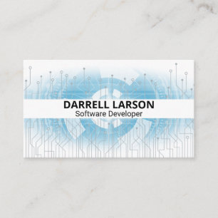 Electronic Nodes   Circuitry Tech Business Card