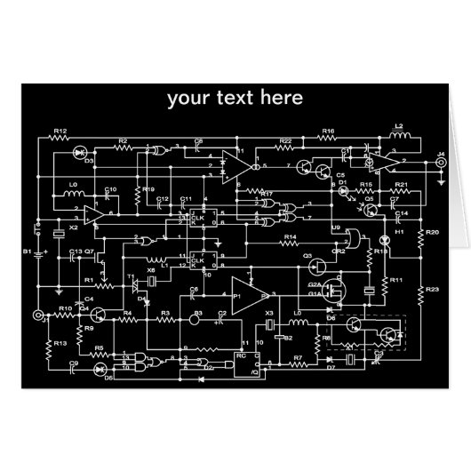 electronic project cards (Front Horizontal)