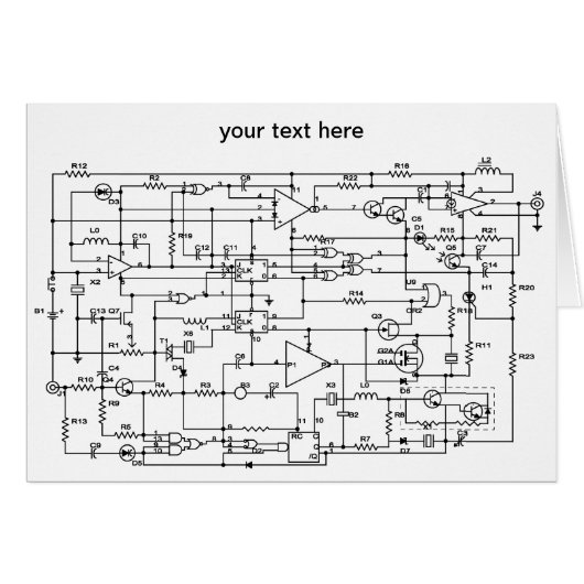 electronic project cards (Front Horizontal)