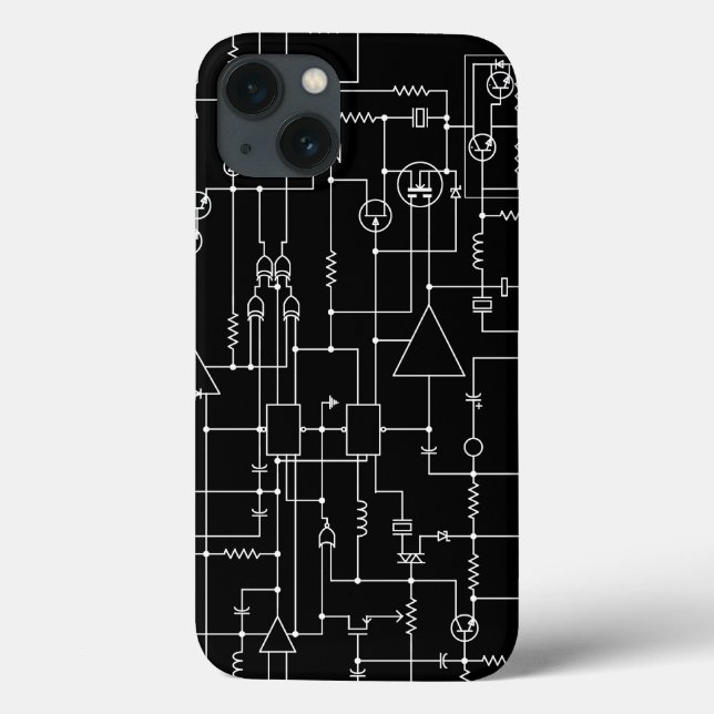 electronic project circuit Case-Mate iPhone case (Back)