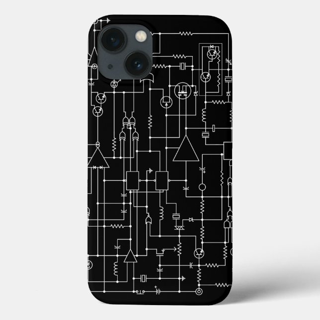 electronic project circuit Case-Mate iPhone case (Back)