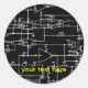 electronic project classic round sticker | Zazzle