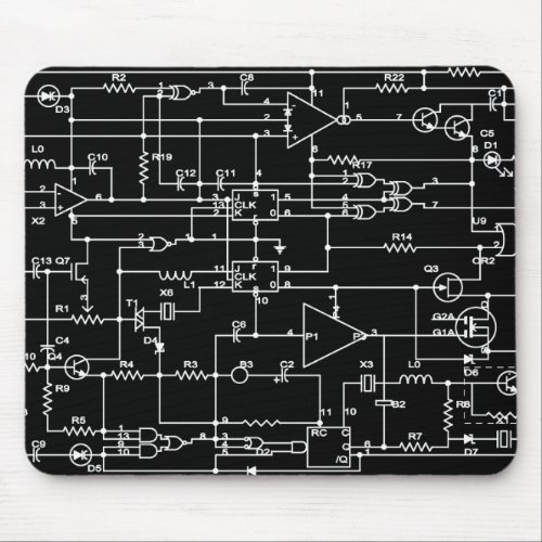 electronic project mouse pad