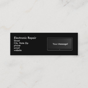 Electronic Repair Mini Business Card