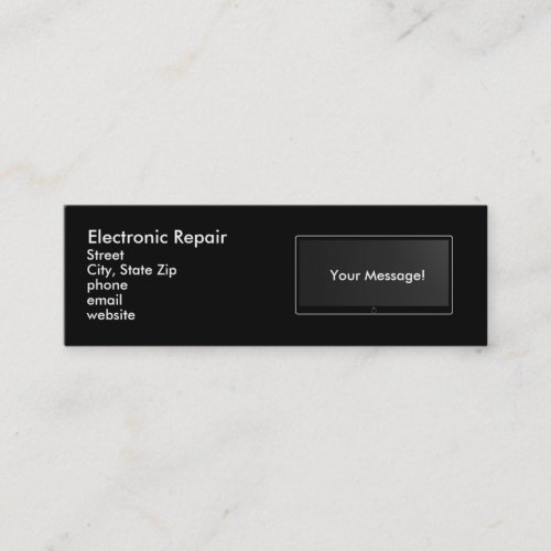 Electronic Repair Business Card Templates