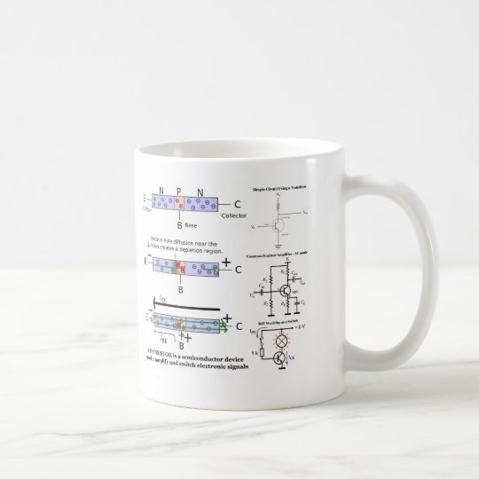 Electronic Signal Amplify Transistor Semiconductor Coffee Mug Electronic Signal Amplify Transistor Semiconductor Coffee Mug
