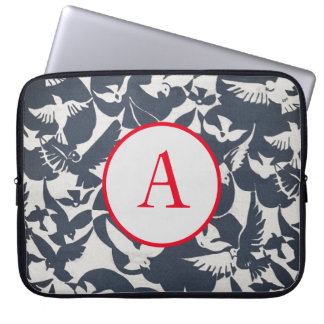 Electronics Bag JAPANESE BIRD PATTERN DIY INITIAL