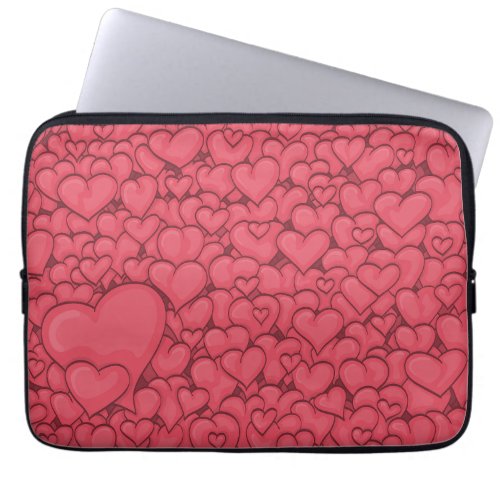 Electronics Bag with hearts laptop