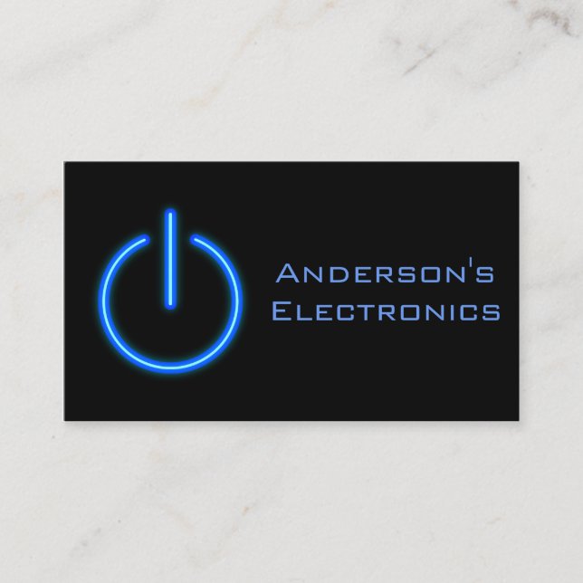 Electronics Business Card (Front)