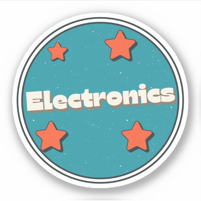 Electronics Sticker (Front)