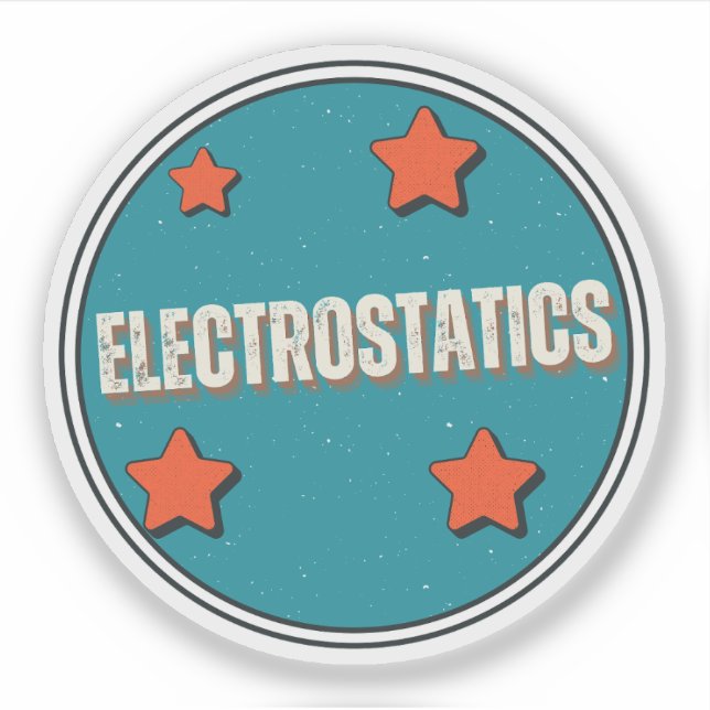 Electrostatics Sticker (Front)