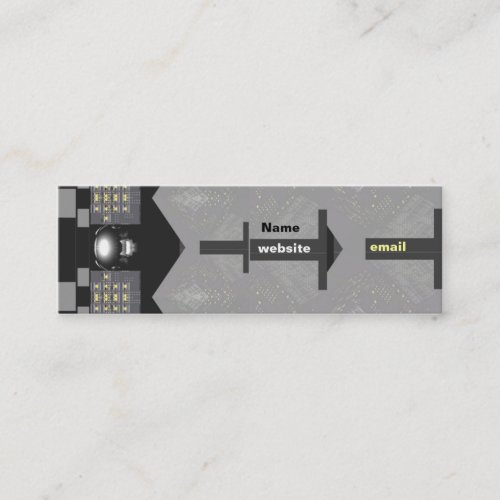 ElectroTech - Skinny Business Card Templates