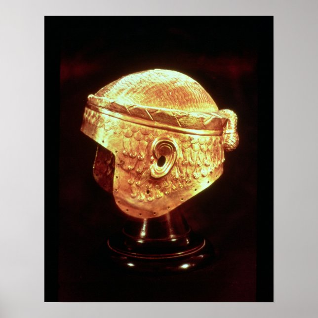 Electrum Helmet of King Mes-Kalem-Dug Poster (Front)