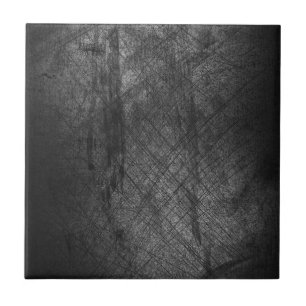 Elegan cool dark distressed metallic gray lines tile