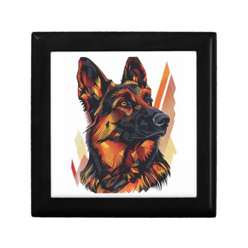 Elegance and Canine Grace German Shepherds Gift Box