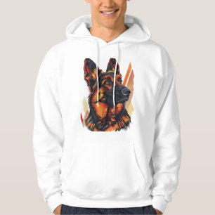 Elegance and Canine Grace German Shepherds Hoodie