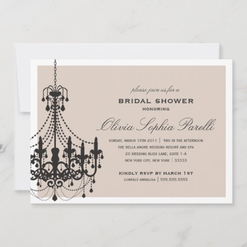 ELEGANCE | BRIDAL SHOWER INVITATION