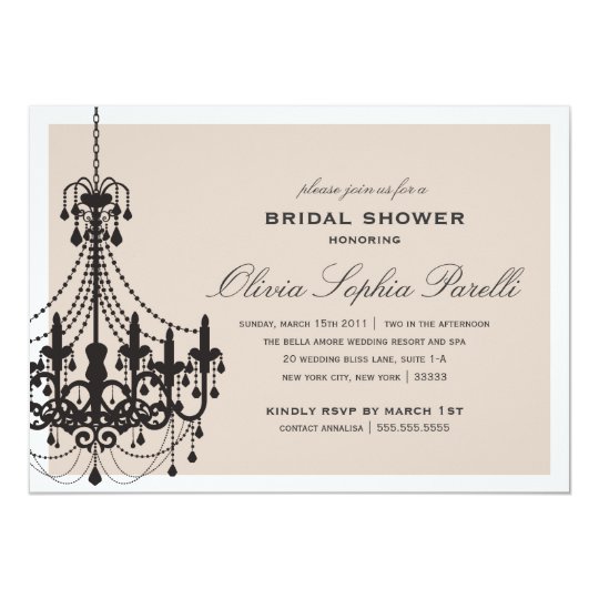 Elegance Bridal Shower Invitation