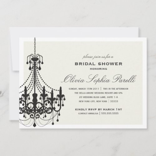 ELEGANCE | BRIDAL SHOWER INVITATION