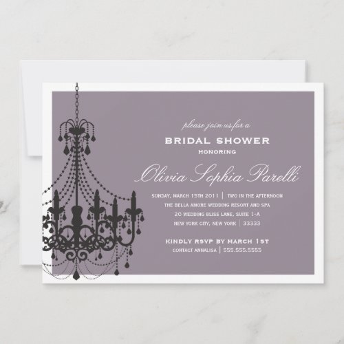 ELEGANCE | BRIDAL SHOWER INVITATION