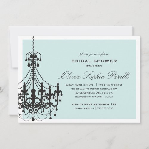 ELEGANCE | BRIDAL SHOWER INVITATION 5" X 7" INVITATION CARD