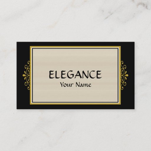 Customizable Elegance Business Card