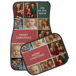 elegance Christmas photo album Car Floor Mat
