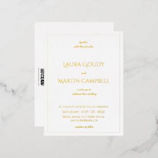 Elegance Classic text based Invitation