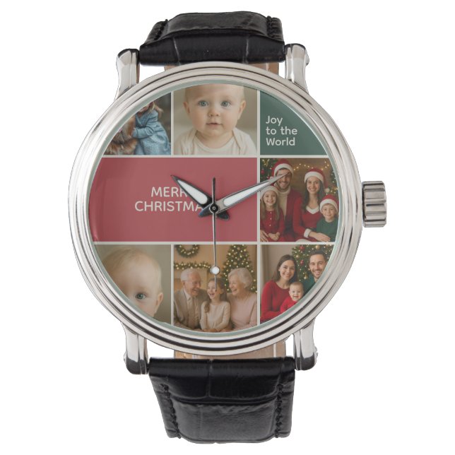 elegance family custom gift for husband Christmas Watch (Front)