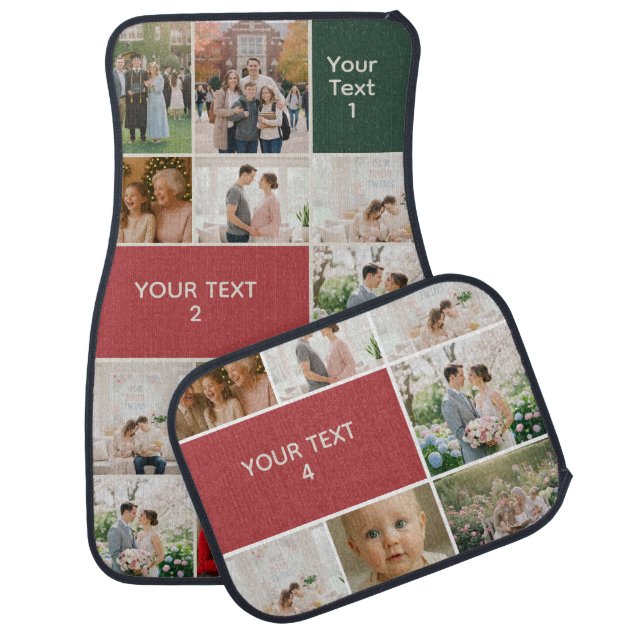 elegance family photo album car floor mat