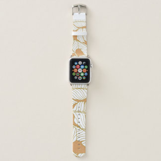 Elegance Floral: Abstract Pattern Background. Apple Watch Band
