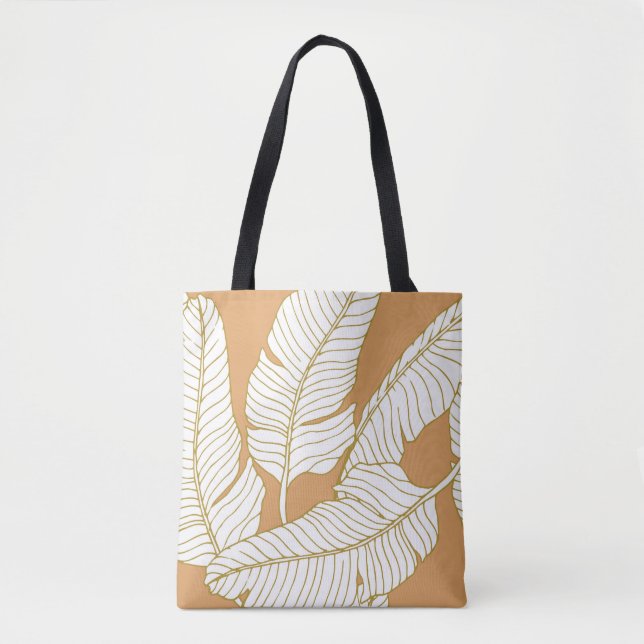 Elegance Floral: Abstract Pattern Background. Tote Bag (Front)