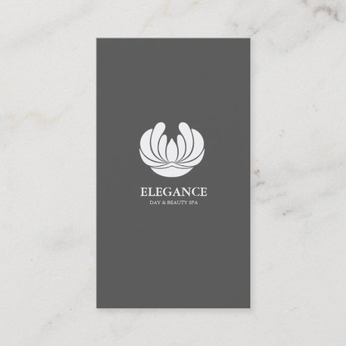 ELEGANCE FLOWER DESIGN SPA WELLNESS BUSINESS CARD TEMPLATES