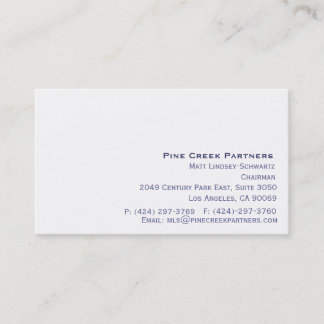 Elegance I Business Card