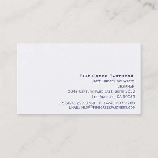 Customizable Elegance I Business Card